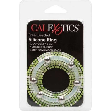 Anello in Silicone con Perle in Acciaio per Piacere e Resistenza